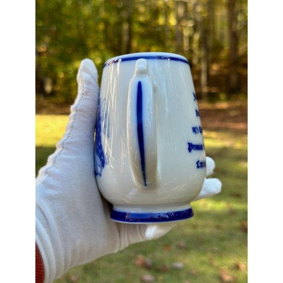 1973 Porsgrund Norway Limited Edition Christmas Mug "Promise of the Savior" Vtg - Picture 4 of 6